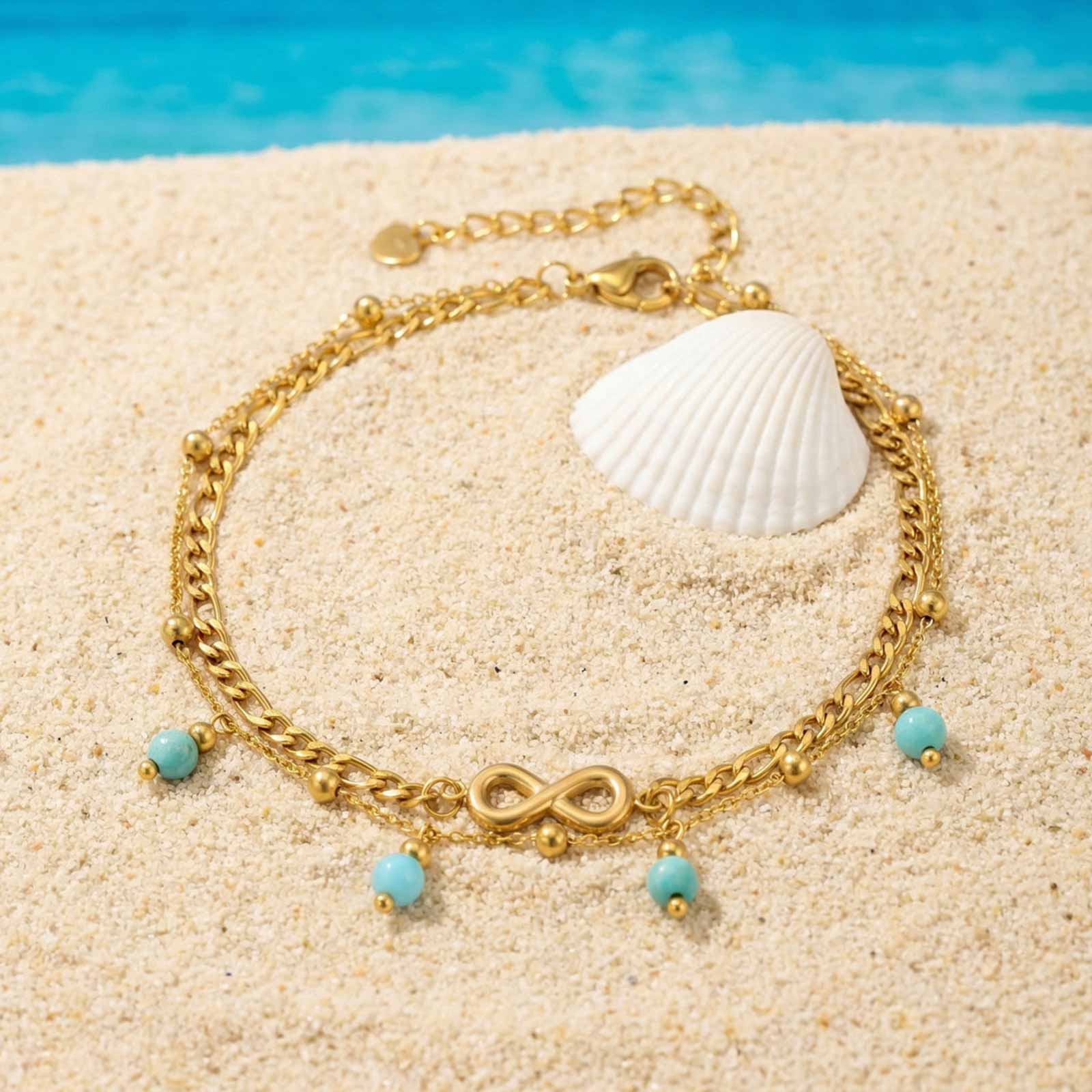 Jc Jewelry & Watches Photos - Vnox Nova Tornozeleira Feminina Boho de
